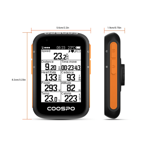 CICLOCOMPUTADOR GPS COOSPO BC200 ANT+ BLE 5.0
