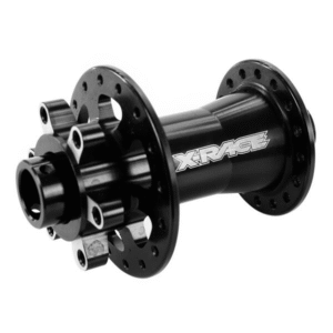 BR01426-087 BOCINA DELANTERA MTB 32H EJE PASANTE 15M X-RACE MULTIPLA C/CONVERTIDOR EJE AGUJA NEGRA