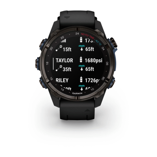 RELOJ GPS DESCENT MK3I, CARBON GRIS DLC GARMIN 43MM