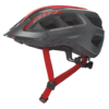 CASCO SCOTT SUPRA  NEGRO/ROJO