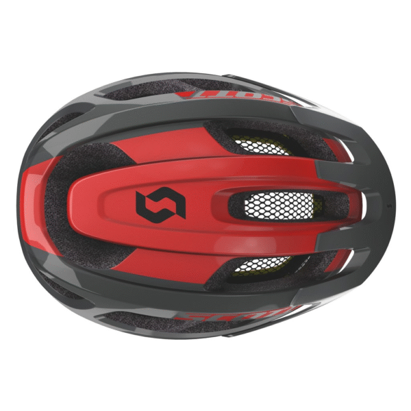 CASCO SCOTT SUPRA  NEGRO/ROJO