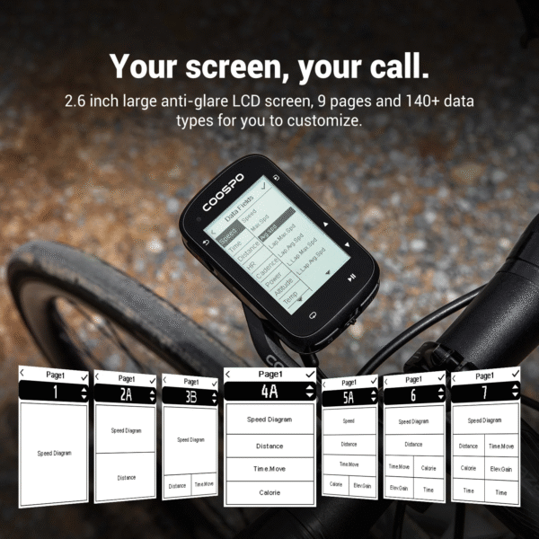 CICLOCOMPUTADOR GPS COOSPO CS500 BLE 5.0&ANT+