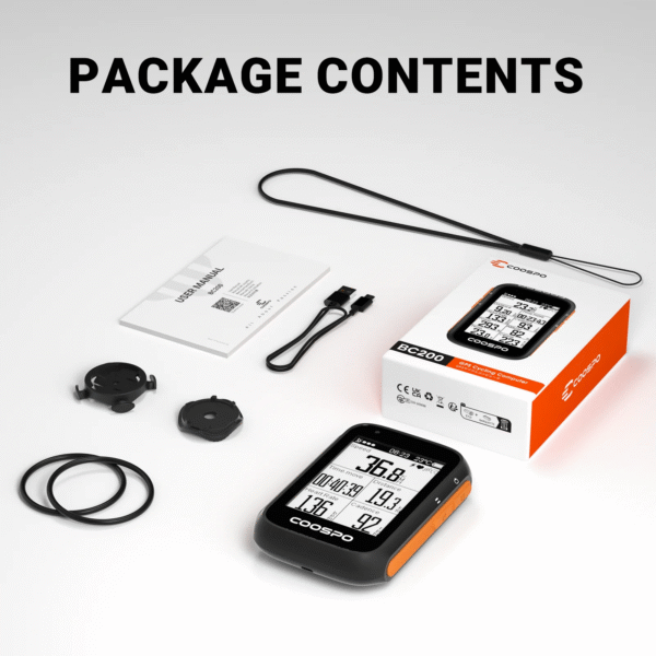 CICLOCOMPUTADOR GPS COOSPO BC200 ANT+ BLE 5.0