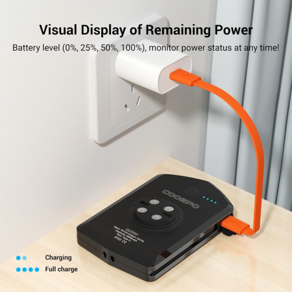 LUZ DELANTERA LED RECARGABLE USB C/MONTAJE CICLO COMPUTADOR BLC100 100 LUMENS COOSPO