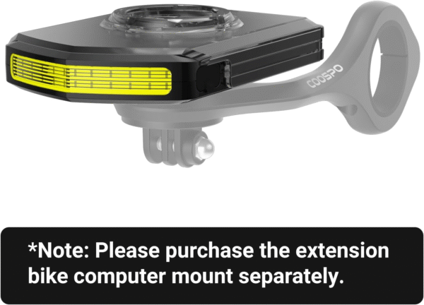 LUZ DELANTERA LED RECARGABLE USB C/MONTAJE CICLO COMPUTADOR BLC100 100 LUMENS COOSPO