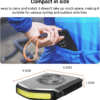 LUZ DELANTERA LED RECARGABLE USB C/MONTAJE CICLO COMPUTADOR BLC100 100 LUMENS COOSPO