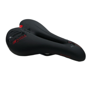 ASIENTO MTB FIFTYFIVE NUVOLE GEL 230B ROJO C/HUECO S/GAZA