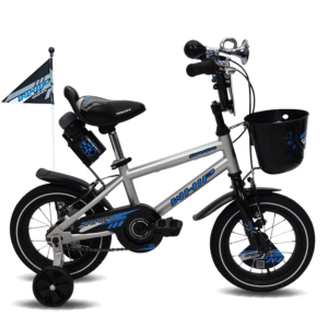 BICICLETA 12 SUPER PRO INFANTIL WHIP NIÑO GRIS/AZUL