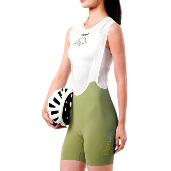 DN241121-WOMEN-VERDE.. LICRAS DONEN MUJER BIB SHORT VERDE
