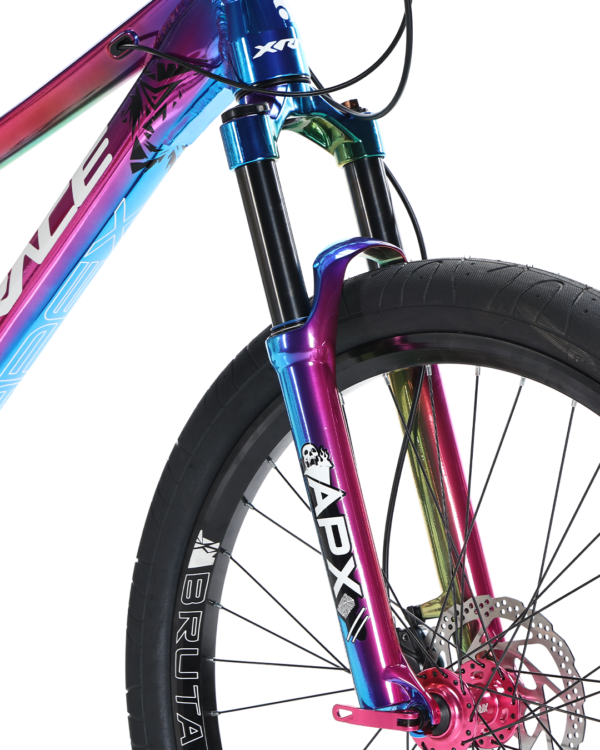 Bicicleta XRace Apex Stunt Shimano 9V Suspension 26″ Tornasol