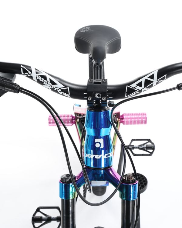 Bicicleta XRace Apex Stunt Shimano 9V Suspension 26″ Tornasol