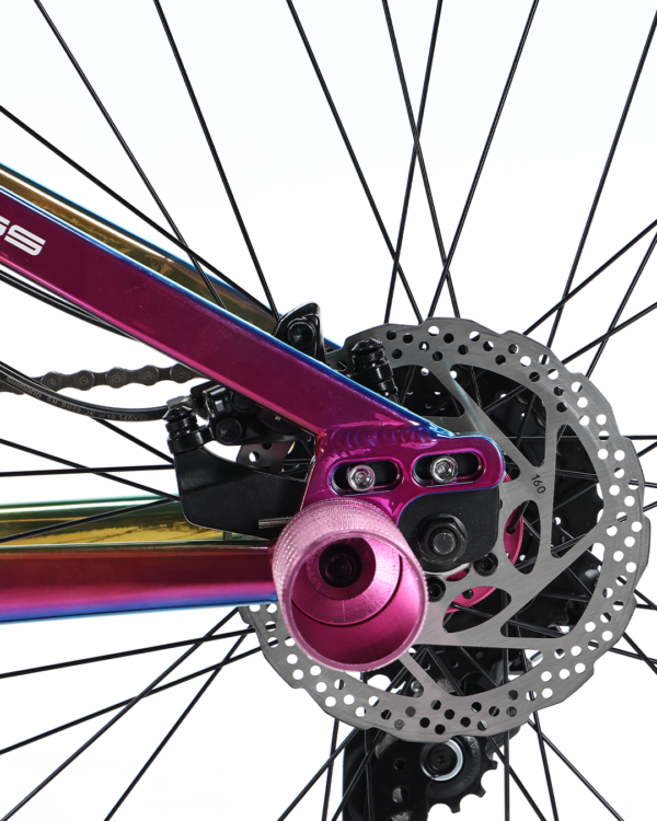 Bicicleta XRace Apex Stunt Shimano 9V Suspension 26″ Tornasol